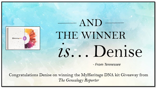 Winner Announced & 3 Reasons to Test DNA