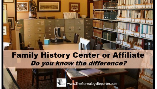 What’s a Family History Center Affiliate?