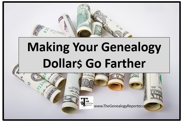 save money on genealogy