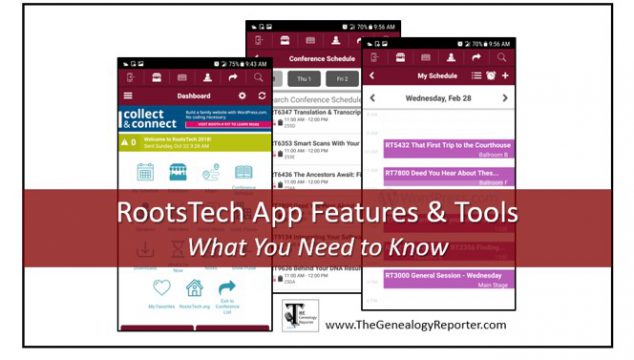 RootsTech App Helps Attendees with Daily Planning and More