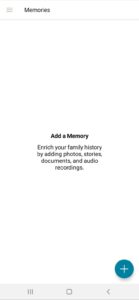 Add a memory to FamilySearch Memories App