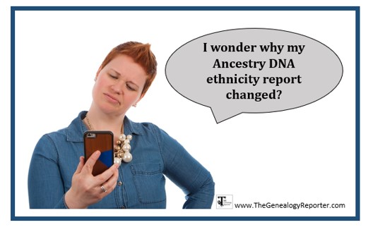 Ancestry DNA ethnicity report update