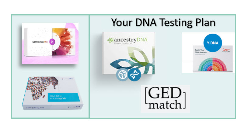 DNA Testing Plan with five companies