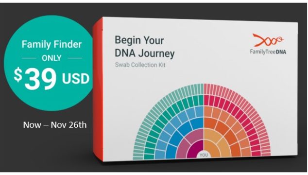 $39 DNA Test from Family Tree DNA