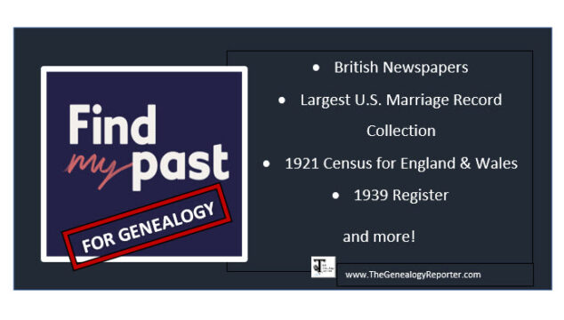 Find My Past for Genealogy