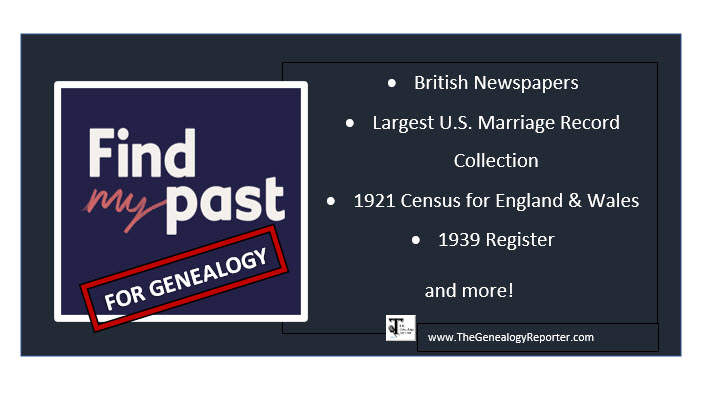 Find My Past for genealogy records