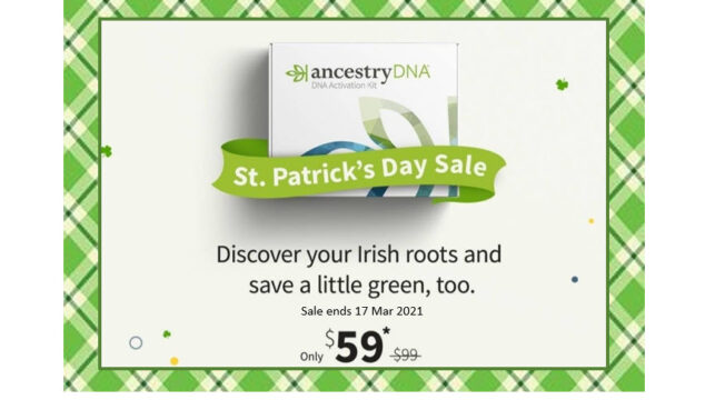 Ancestry DNA Sale for St. Patrick’s Day: Find Your Irish Heritage
