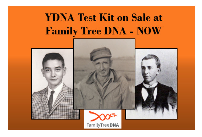 YDNA Test on sale at Family Tree DNA