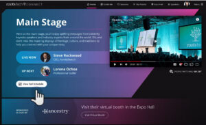 RootsTech Connect homepage